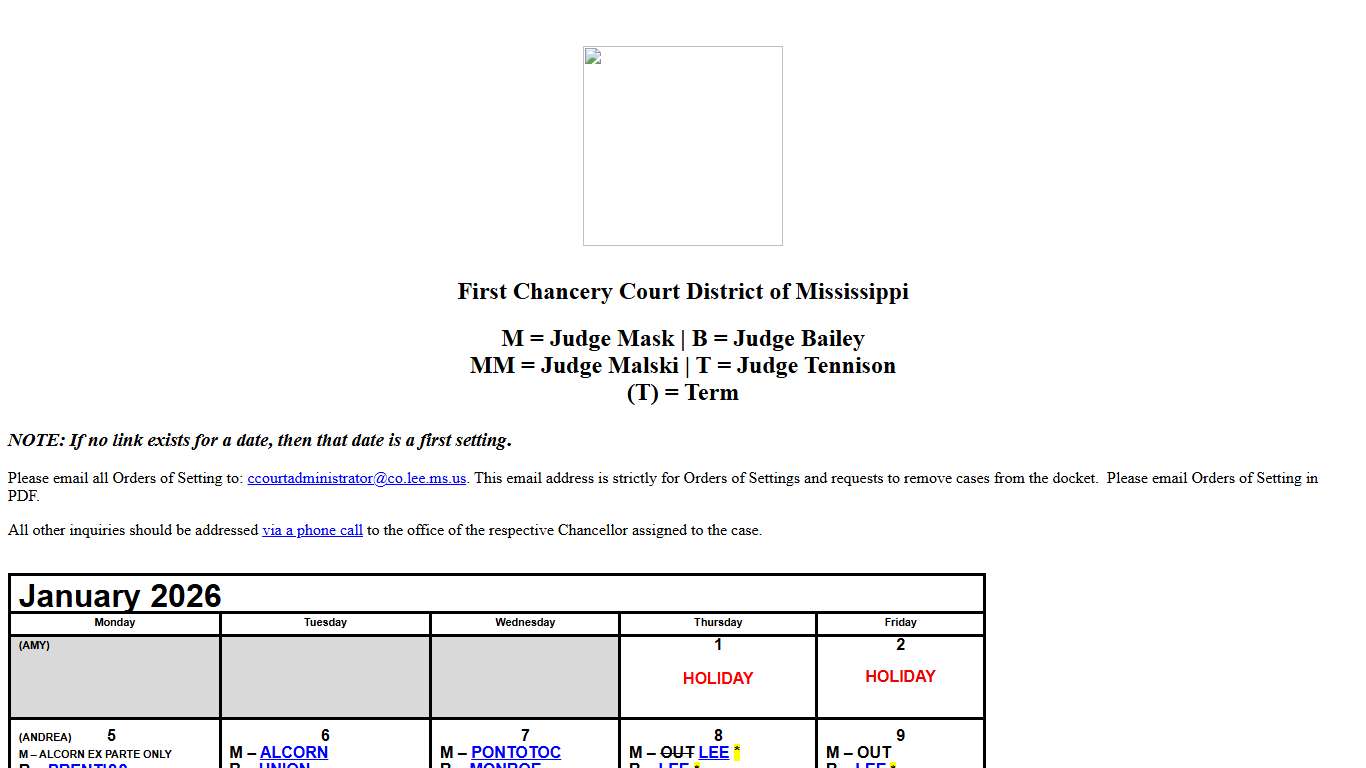 MS First Chancer Calendar